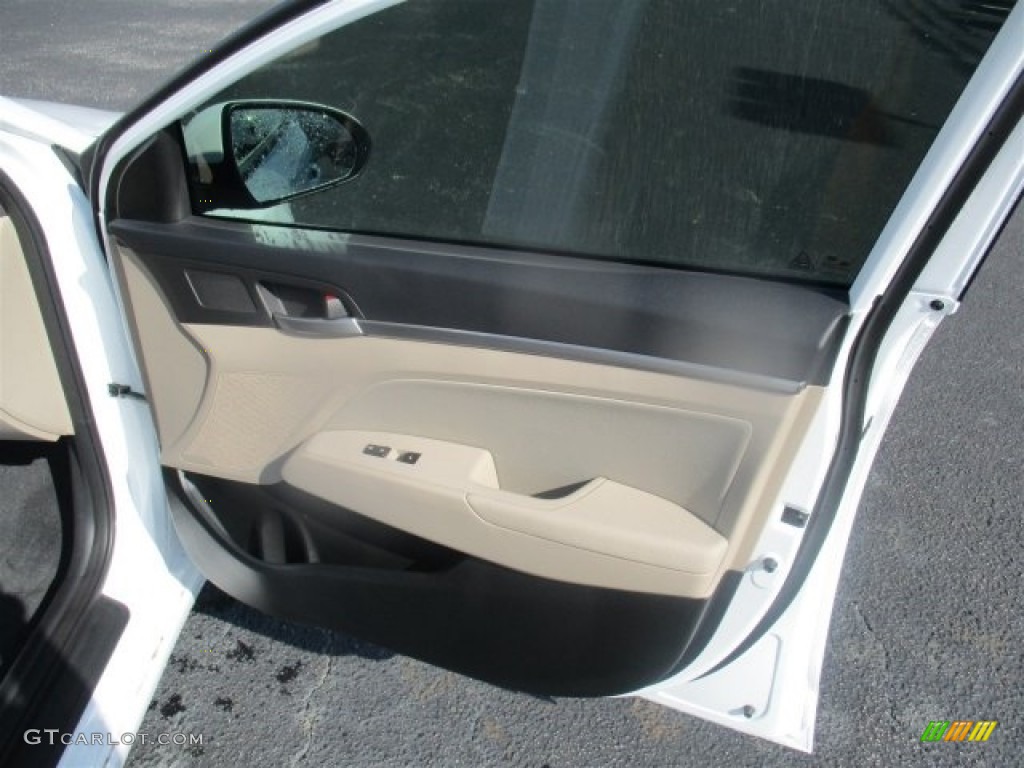 2017 Elantra SE - White / Beige photo #11