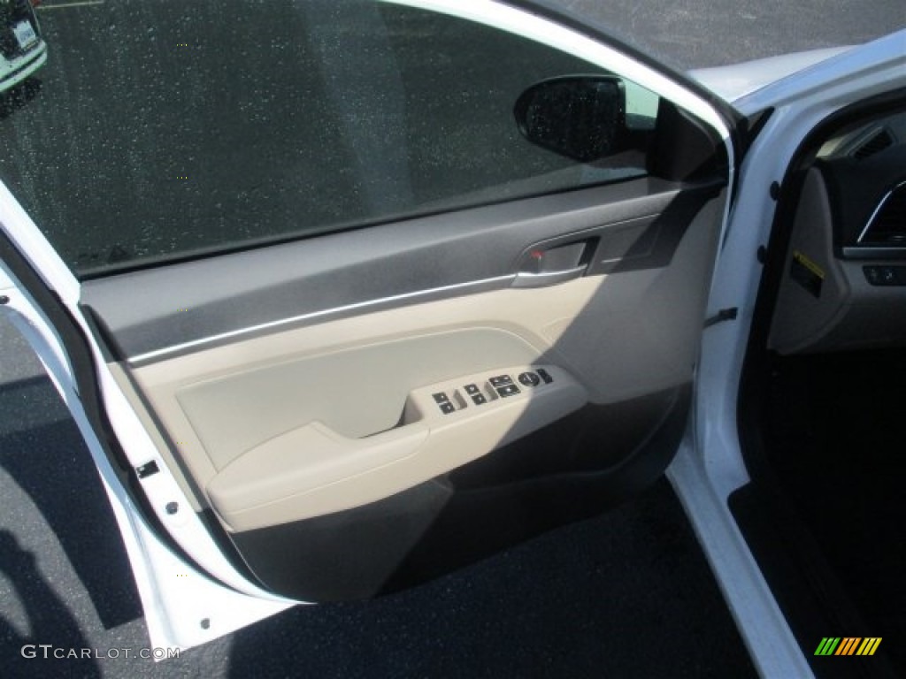 2017 Elantra SE - White / Beige photo #17