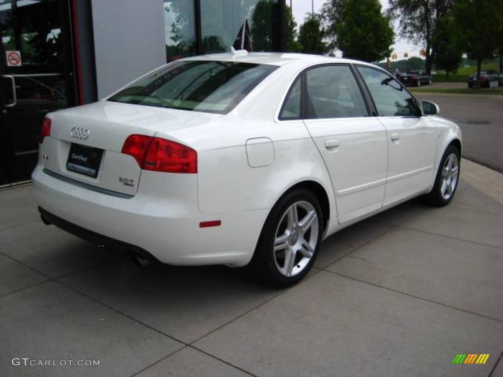 2006 A4 2.0T quattro Sedan - Arctic White / Beige photo #6