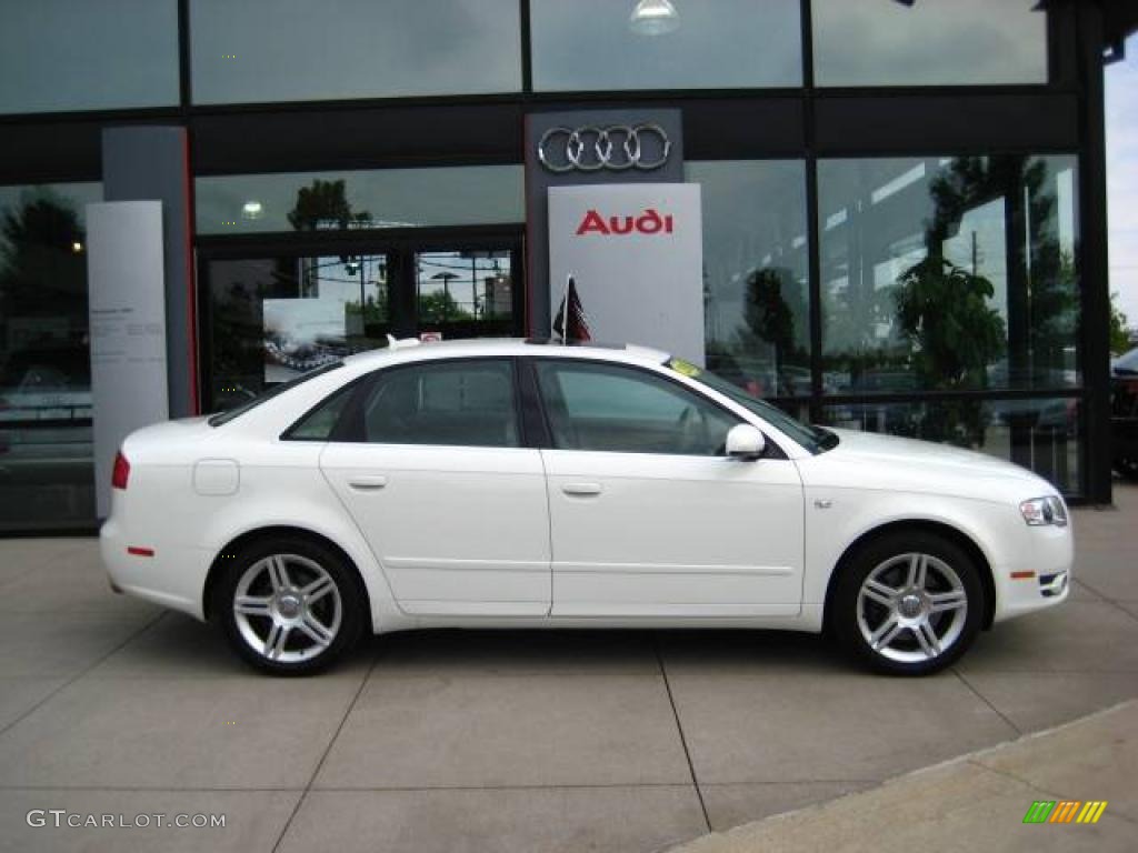 2006 A4 2.0T quattro Sedan - Arctic White / Beige photo #7