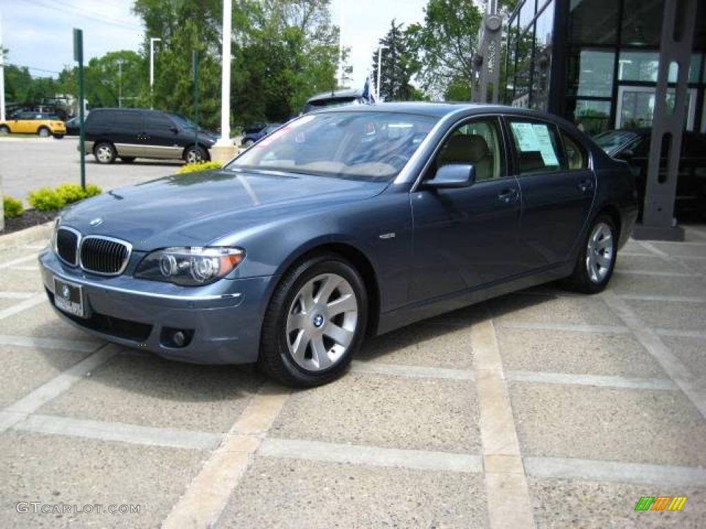 2006 7 Series 750Li Sedan - Michigan Blue Metallic / Beige Nasca Leather photo #4