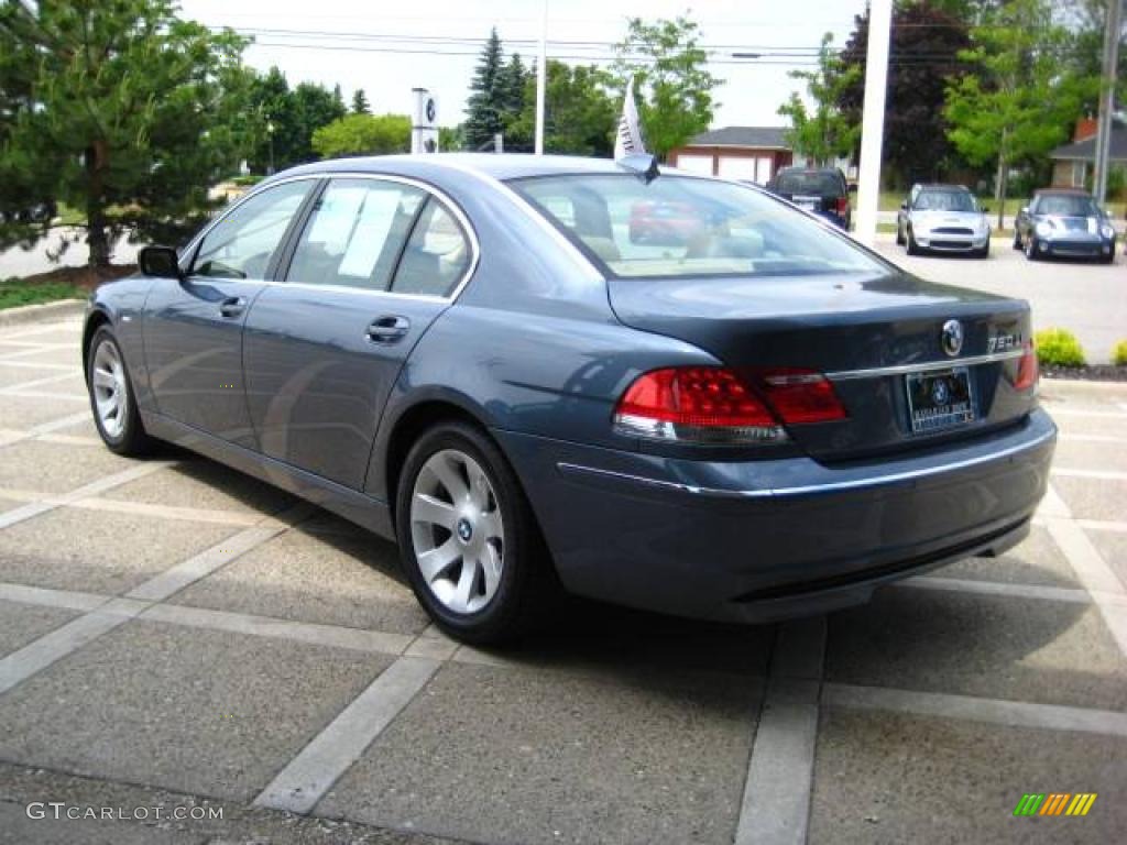 2006 7 Series 750Li Sedan - Michigan Blue Metallic / Beige Nasca Leather photo #6