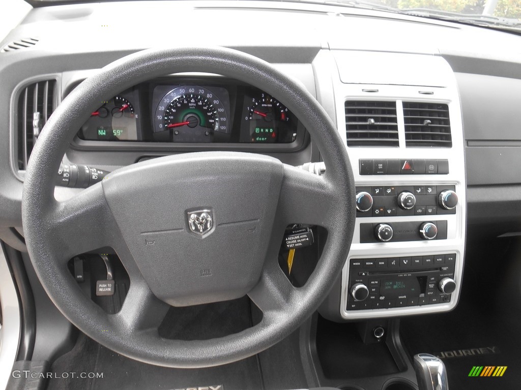 2009 Journey SXT AWD - Silver Steel Metallic / Dark Slate Gray/Light Graystone photo #13