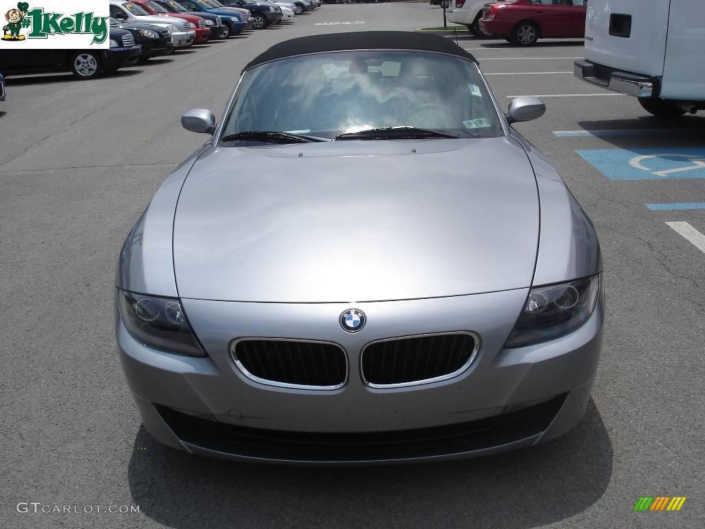 2006 Z4 3.0i Roadster - Silver Grey Metallic / Black photo #12