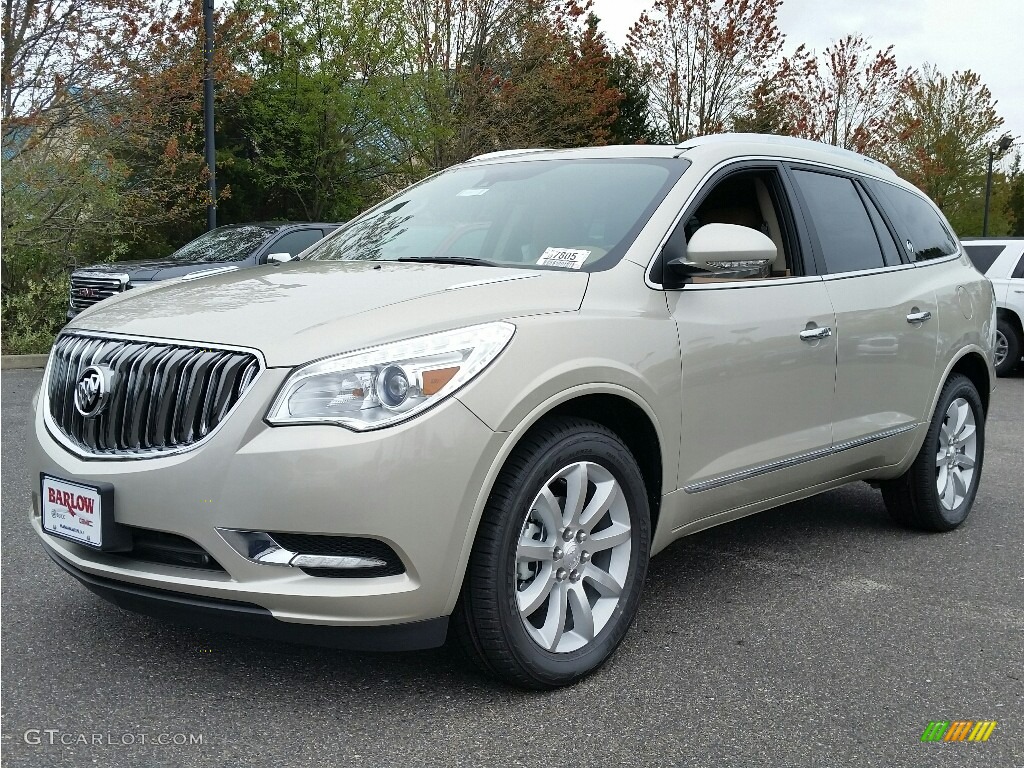 2016 Enclave Premium AWD - Sparkling Silver Metallic / Choccachino/Cocoa photo #1