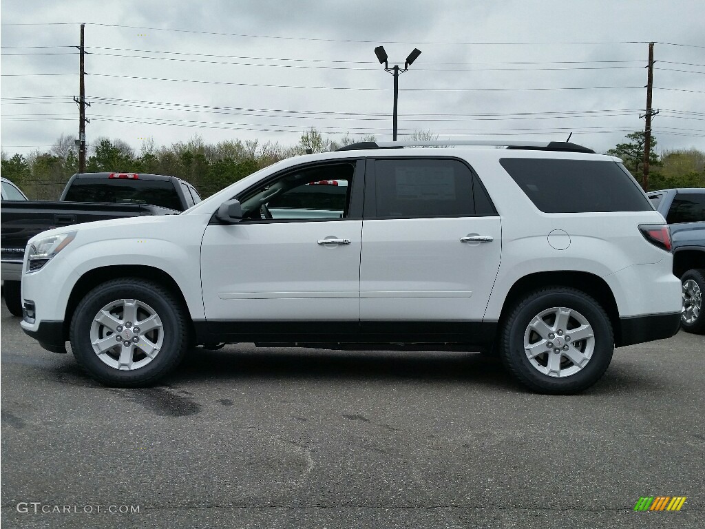 2016 Acadia SLE - Summit White / Ebony photo #3