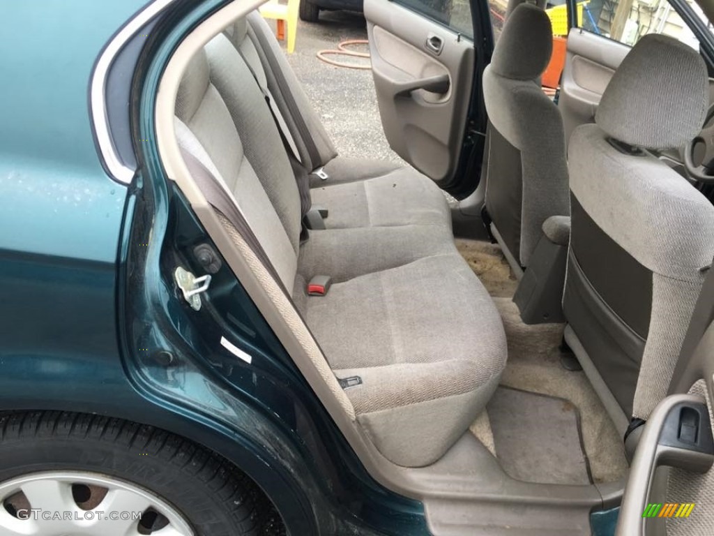 1998 Civic LX Sedan - Cypress Green Pearl / Beige photo #15