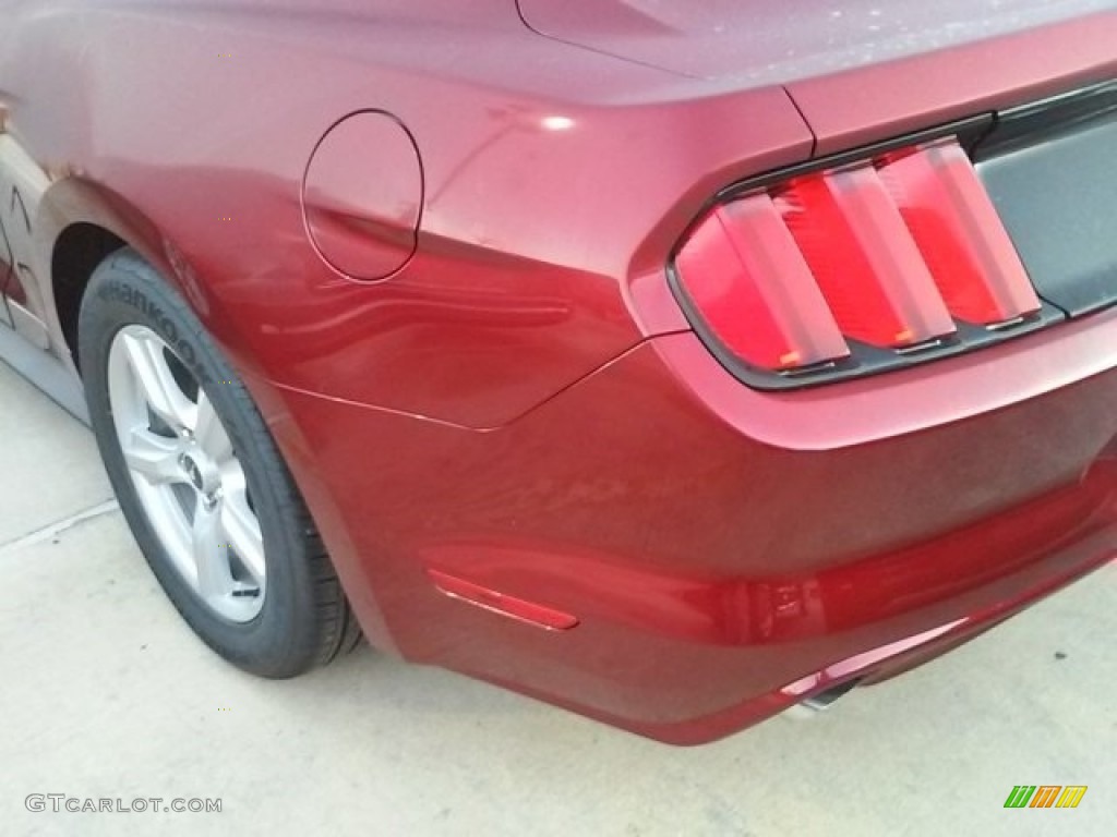 2016 Mustang V6 Coupe - Ruby Red Metallic / Ebony photo #5