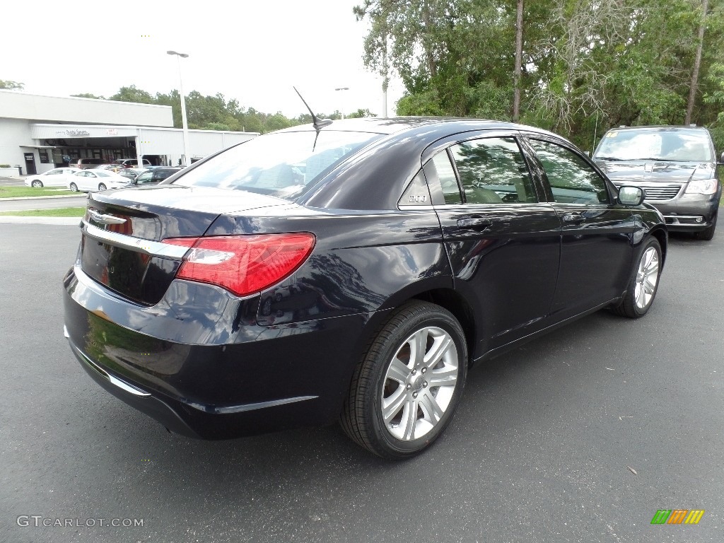 2012 200 Touring Sedan - Crystal Blue Pearl Coat / Black/Light Frost photo #8