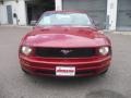 2008 Dark Candy Apple Red Ford Mustang V6 Deluxe Coupe  photo #2