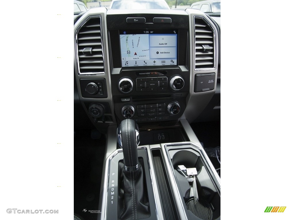 2016 F150 Lariat SuperCrew 4x4 - White Platinum / Medium Earth Gray photo #13