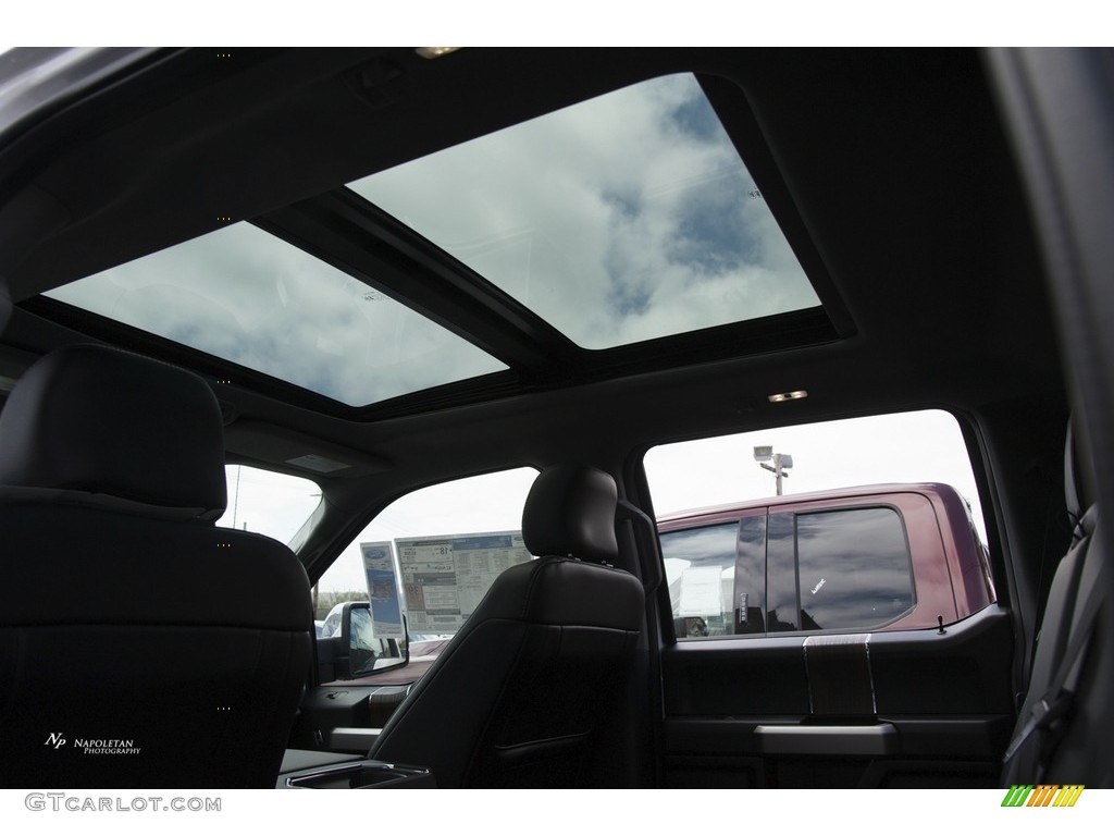 2016 F150 Lariat SuperCrew 4x4 - White Platinum / Medium Earth Gray photo #14