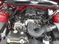 2008 Dark Candy Apple Red Ford Mustang V6 Deluxe Coupe  photo #12