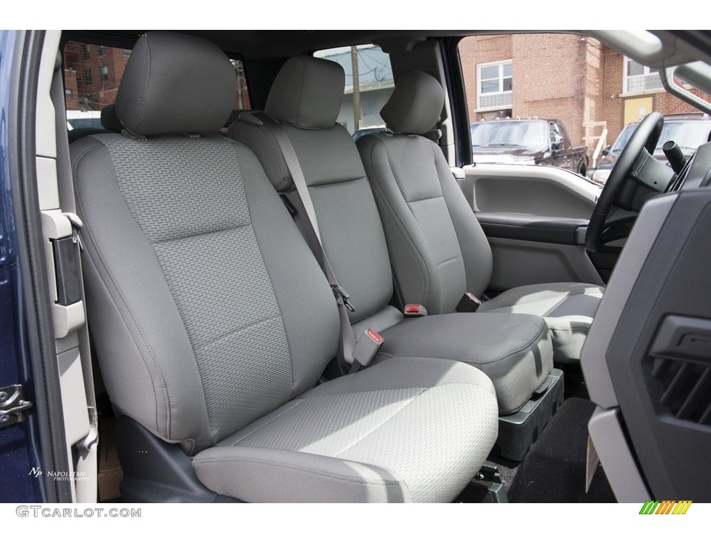 2016 F150 XLT SuperCab 4x4 - Blue Jeans / Medium Earth Gray photo #10