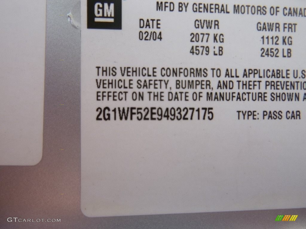 2004 Impala  - Galaxy Silver Metallic / Medium Gray photo #16