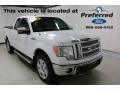 Oxford White 2010 Ford F150 Lariat SuperCab 4x4