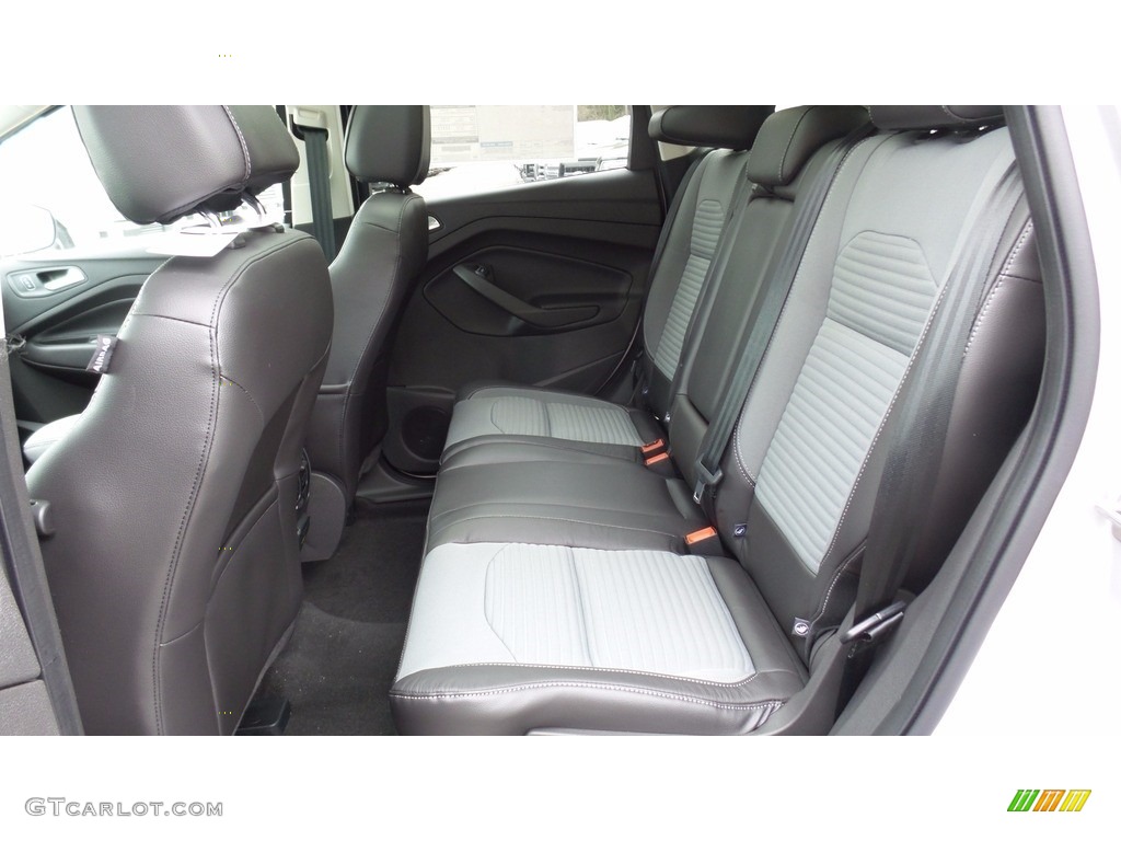 Charcoal Black Interior 2017 Ford Escape Titanium 4WD Photo #112712059