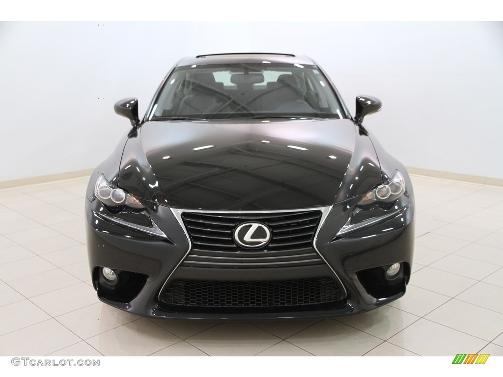 2014 IS 250 F Sport - Obsidian Black / Black photo #2