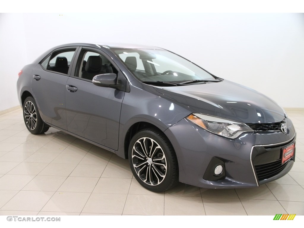 2014 Corolla S - Slate Metallic / Black photo #1