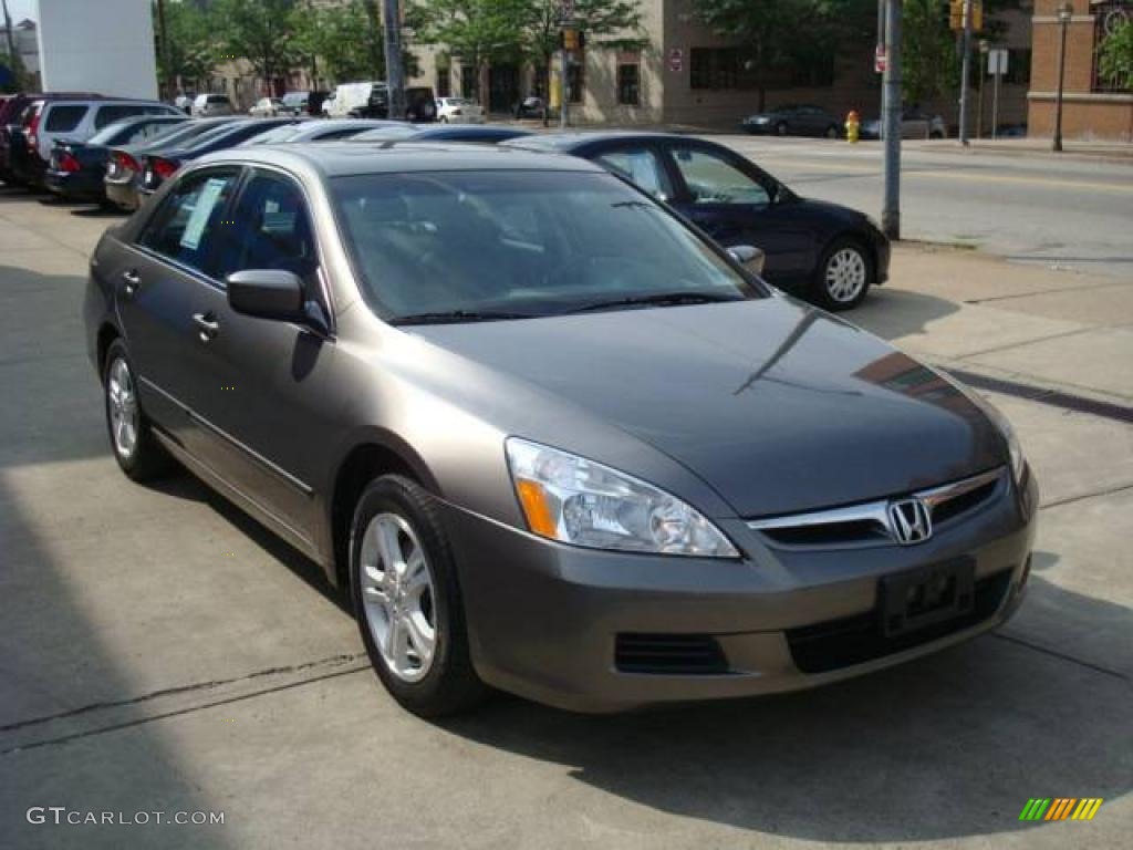 2006 Accord EX Sedan - Carbon Bronze Pearl / Black photo #6
