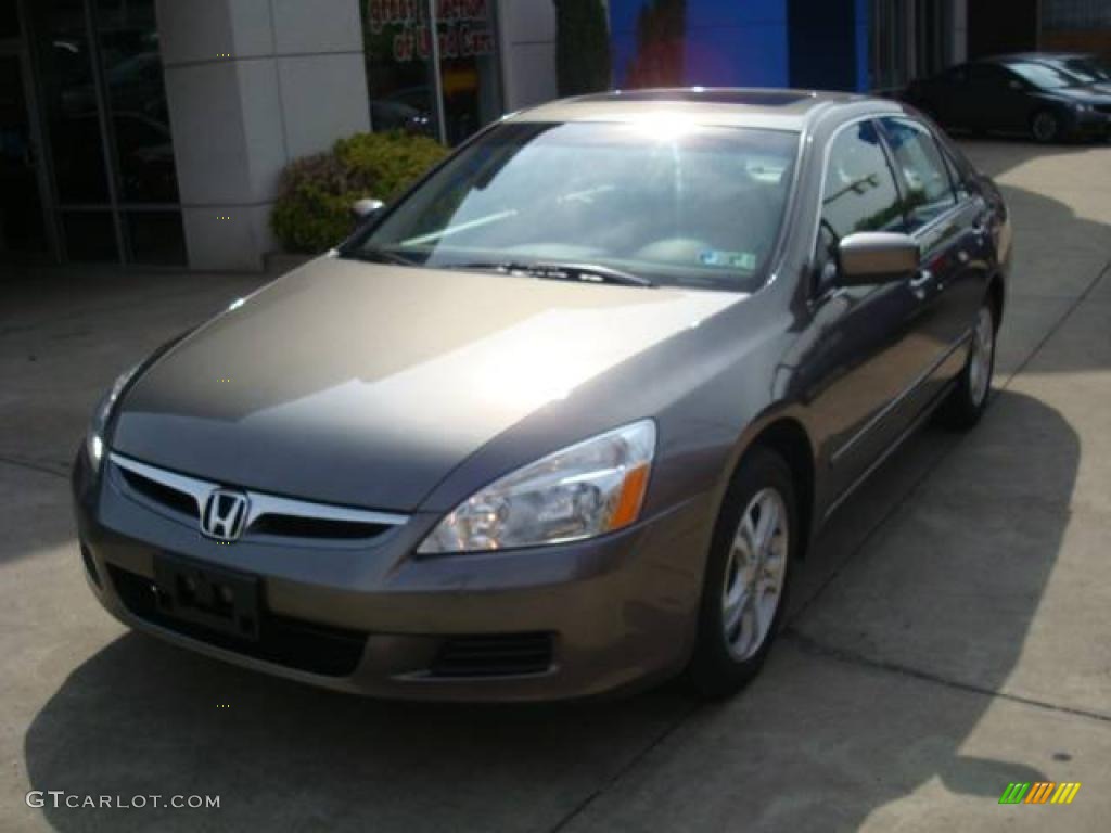 2006 Accord EX Sedan - Carbon Bronze Pearl / Black photo #8