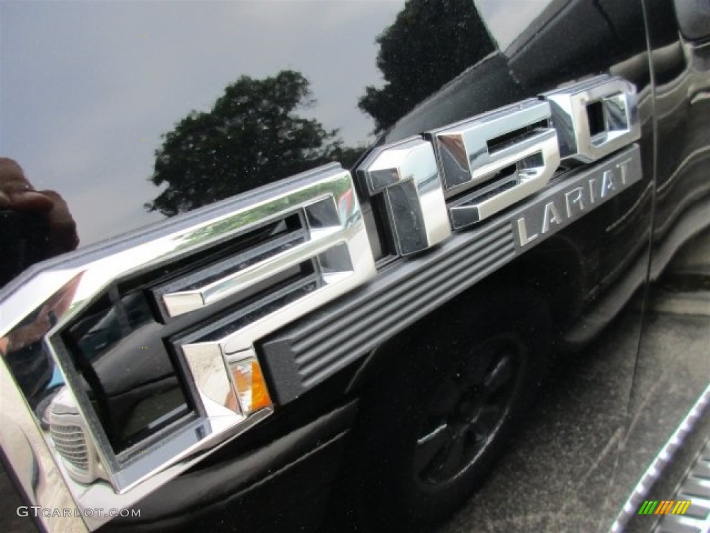 2016 F150 Lariat SuperCrew 4x4 - Shadow Black / Black photo #3
