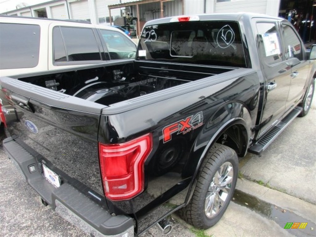 2016 F150 Lariat SuperCrew 4x4 - Shadow Black / Black photo #7