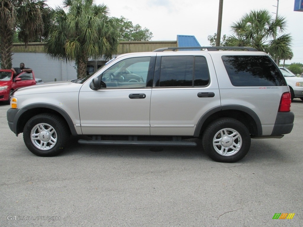 2003 Explorer XLS - Silver Birch Metallic / Graphite Grey photo #6