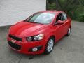 2016 Red Hot Chevrolet Sonic LT Sedan  photo #9