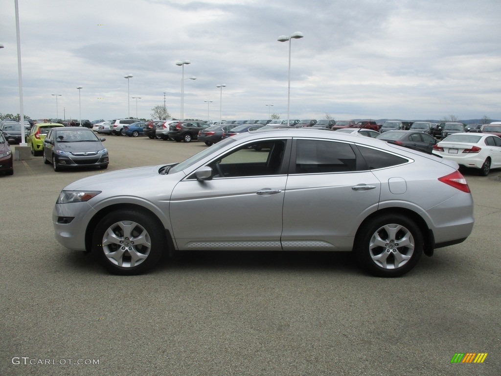 2012 Accord Crosstour EX-L 4WD - Alabaster Silver Metallic / Black photo #4