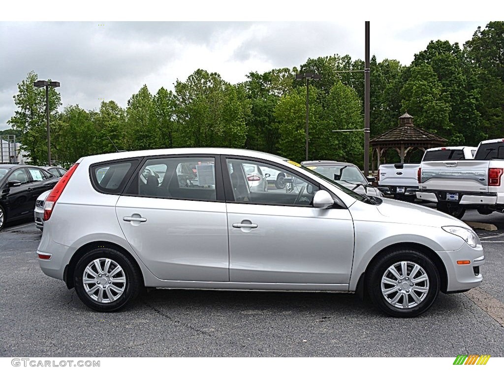 2011 Elantra Touring GLS - Shimmering Silver Metallic / Black photo #2