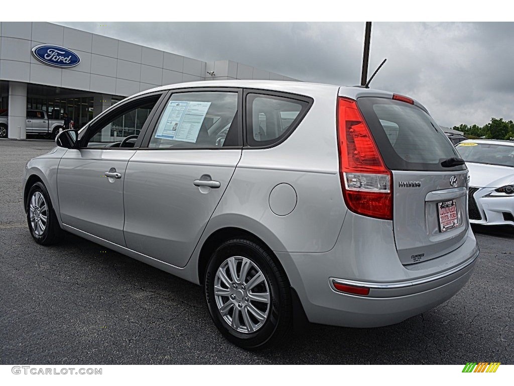 2011 Elantra Touring GLS - Shimmering Silver Metallic / Black photo #5