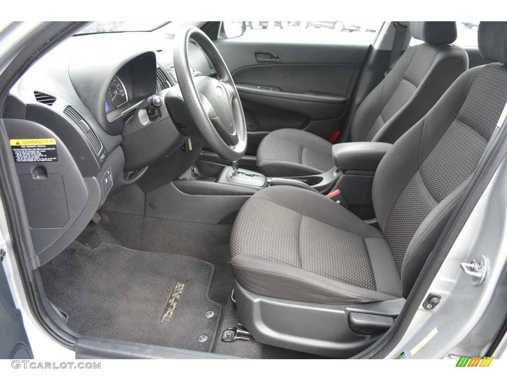 2011 Elantra Touring GLS - Shimmering Silver Metallic / Black photo #9