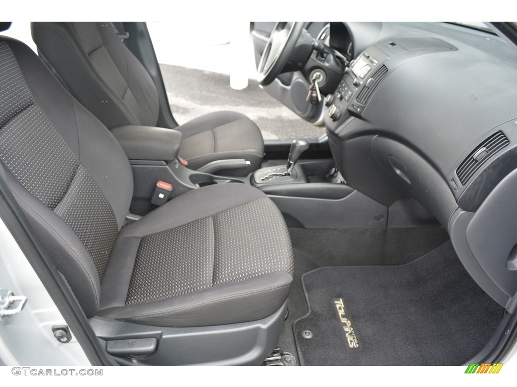 2011 Elantra Touring GLS - Shimmering Silver Metallic / Black photo #15