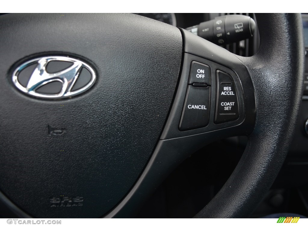 2011 Elantra Touring GLS - Shimmering Silver Metallic / Black photo #18