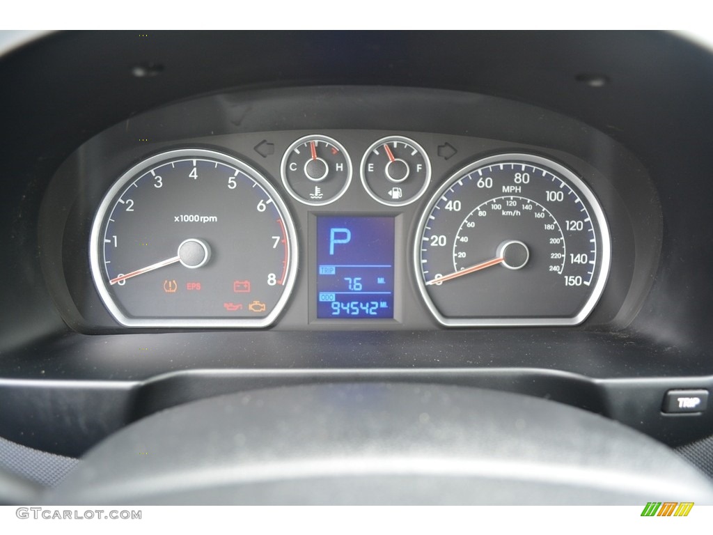 2011 Elantra Touring GLS - Shimmering Silver Metallic / Black photo #19