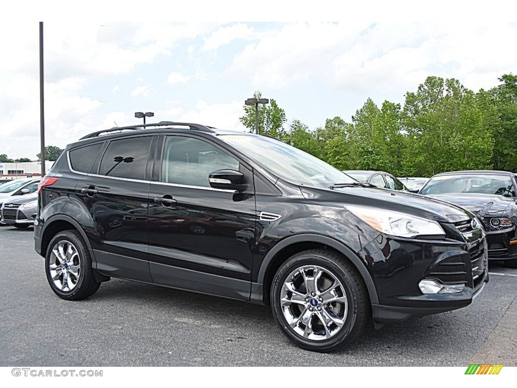 2013 Escape SEL 2.0L EcoBoost - Tuxedo Black Metallic / Charcoal Black photo #1