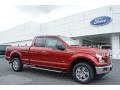 Ruby Red 2016 Ford F150 XLT SuperCab 4x4 Exterior