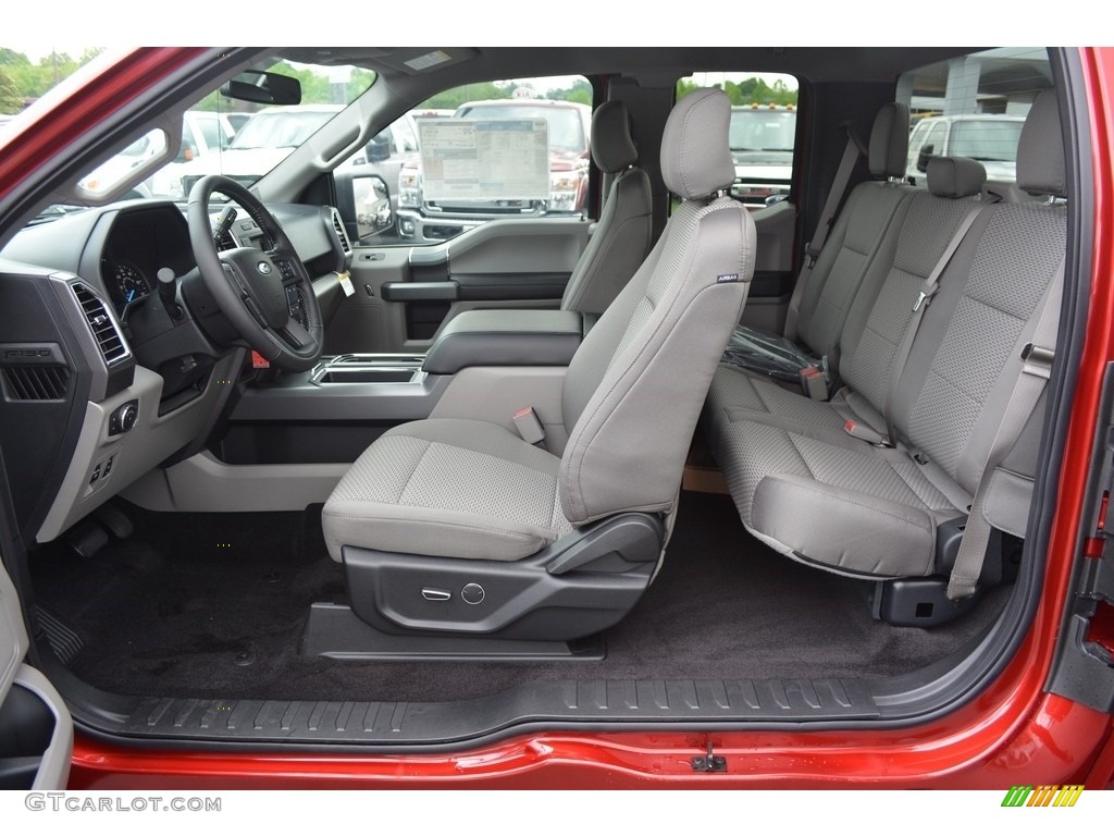 2016 F150 XLT SuperCab 4x4 - Ruby Red / Medium Earth Gray photo #8