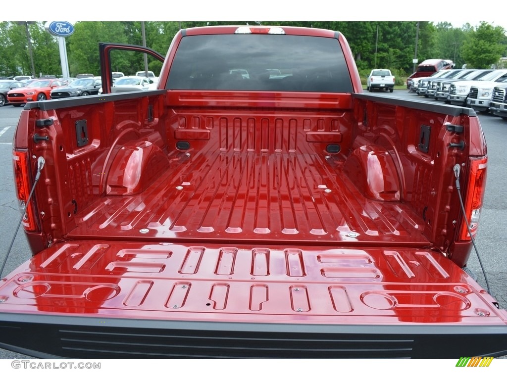 2016 F150 XLT SuperCab 4x4 - Ruby Red / Medium Earth Gray photo #9