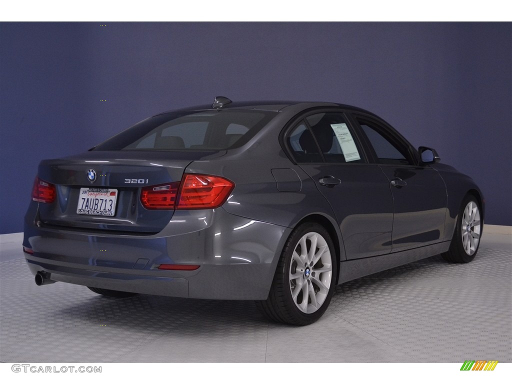 2013 3 Series 320i Sedan - Mineral Grey Metallic / Black photo #7