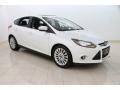 2012 White Platinum Tricoat Metallic Ford Focus Titanium 5-Door #112721864