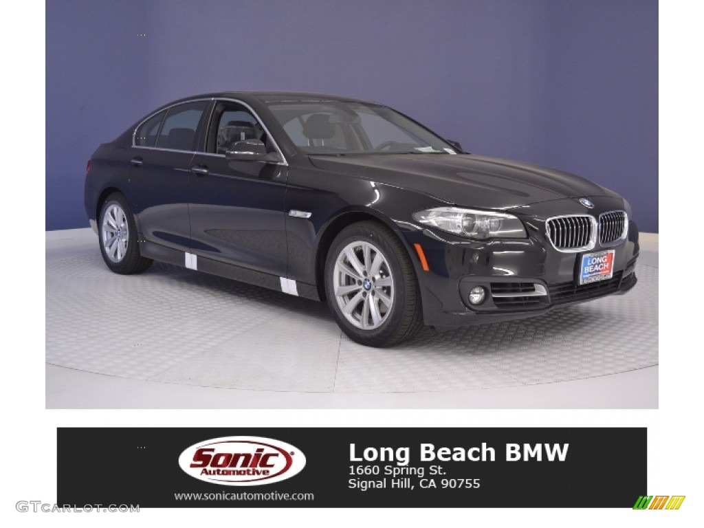 2016 5 Series 528i Sedan - Jet Black / Black photo #1