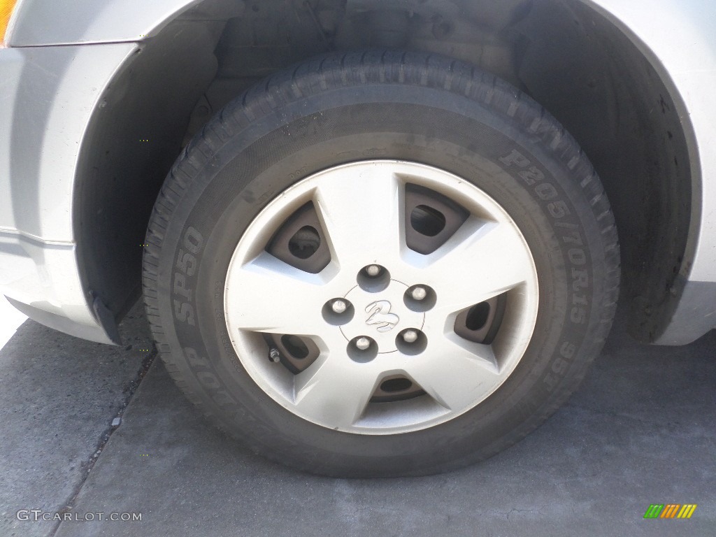 2008 Caliber SE - Bright Silver Metallic / Dark Slate Gray photo #23