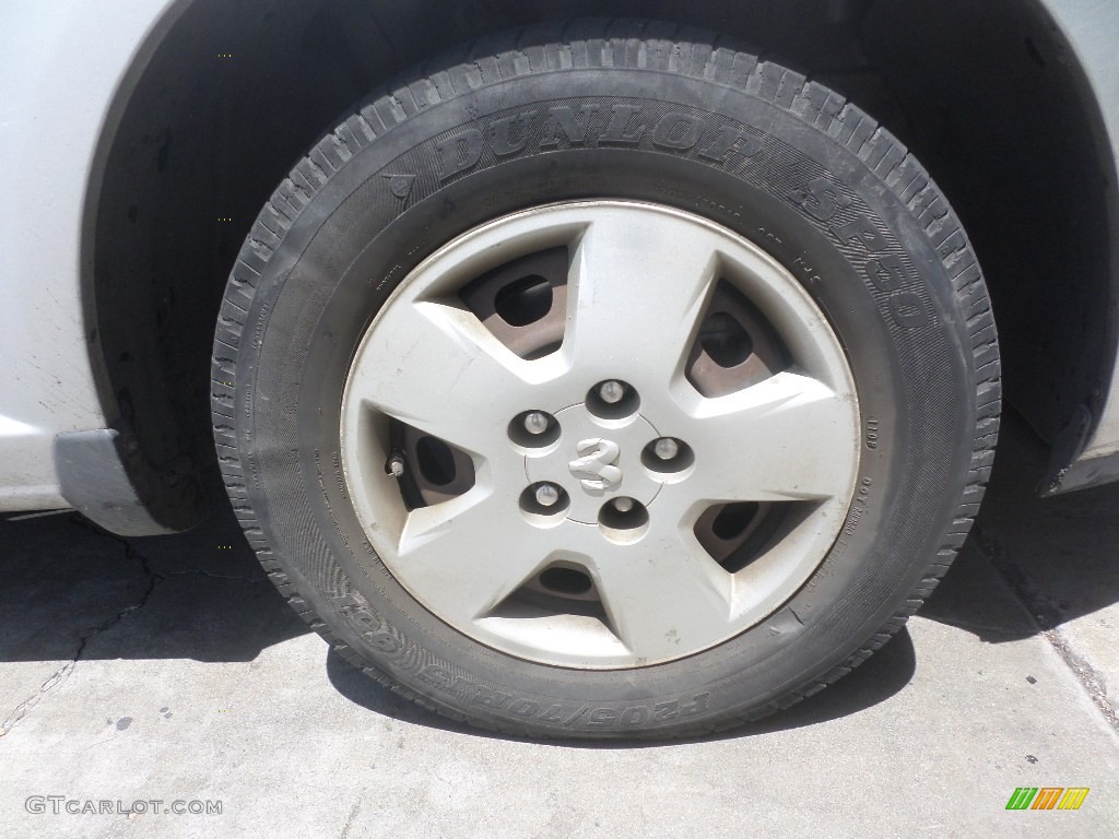 2008 Caliber SE - Bright Silver Metallic / Dark Slate Gray photo #26