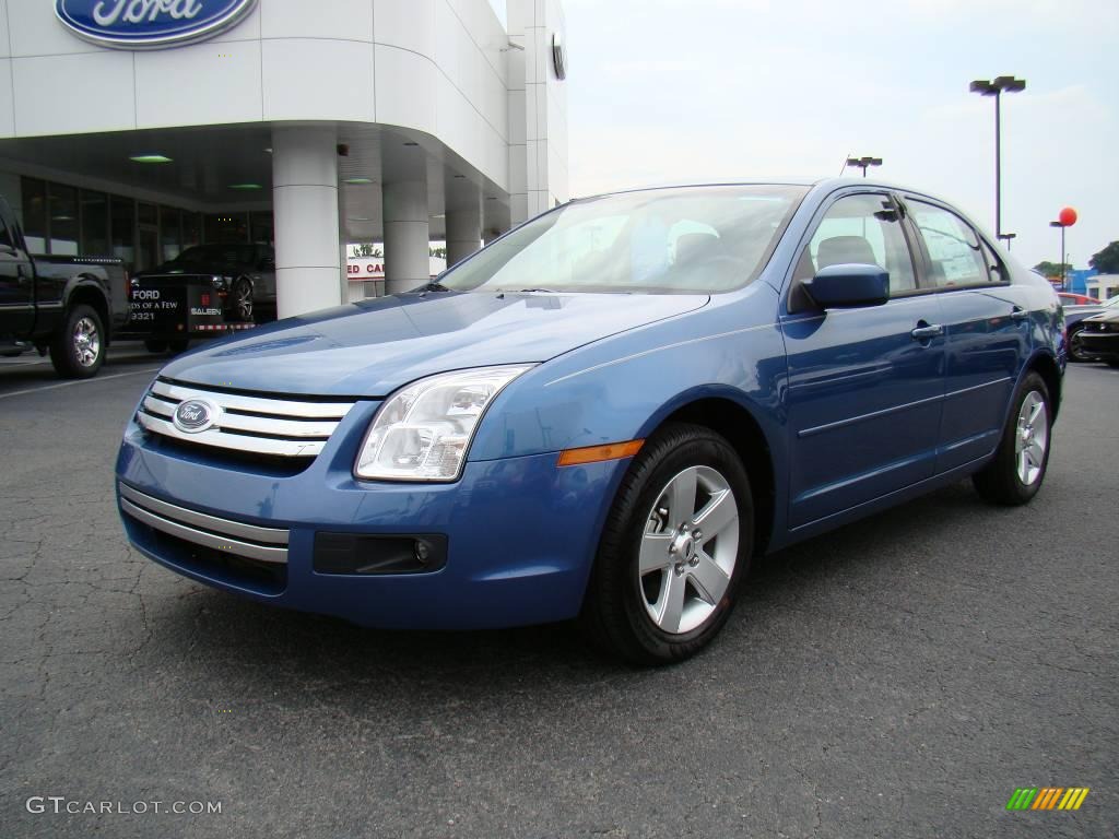 2009 Fusion SE - Sport Blue Metallic / Medium Light Stone photo #6