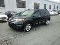 2014 Tuxedo Black Ford Explorer XLT 4WD  photo #3