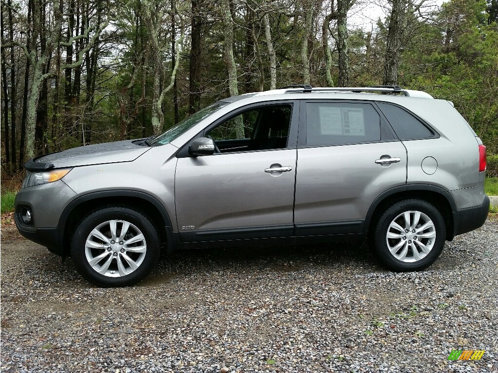 2011 Sorento LX V6 AWD - Titanium Silver / Gray photo #5