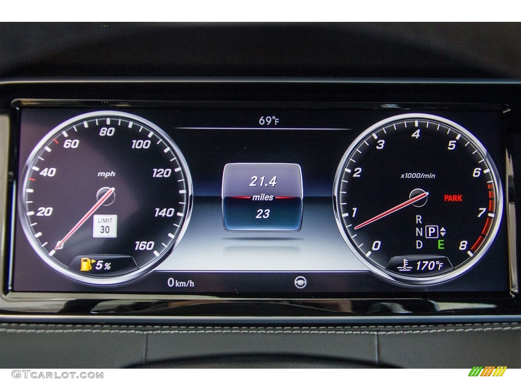 2016 Mercedes-Benz S 550 4Matic Coupe Gauges Photo #112735914