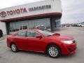 2014 Barcelona Red Metallic Toyota Camry LE  photo #2